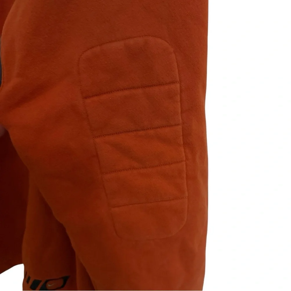 Nike Vintage Y2K Burnt Orange One Quarter Zip Pullover Sweatshirt Swoosh Mens XL - Picture 7 of 7